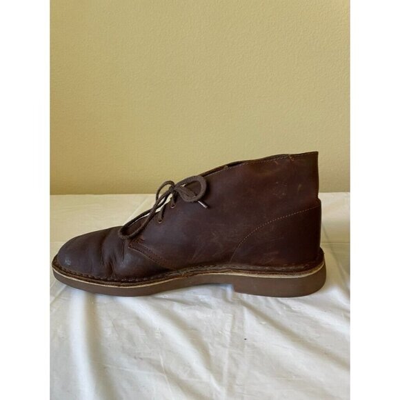 Clarks Men's  Bushacre 2 Boot Chukka Desert brown leather  11.5 - Picture 3 of 13
